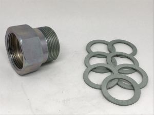 Adapter sett G 40 inv x G 40 utv, konstruksjon 40-50 mm