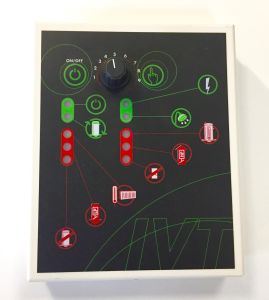 CL300 panelkort i fjernkontrollen. LVP
