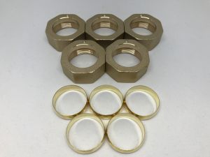 5-pakningsmutter & klemring Conex 28