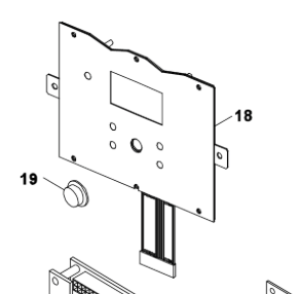 018B. Frontdisplay for Bosch Compress 3500/5000/6000