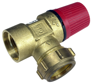 Sikkerhetsventil 3/4 &quot;Inv 2,5 Bar