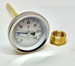 Termometer 0-120 ° C 3/4 "CTC