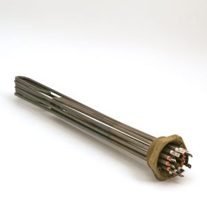 Elpatron 3 + 6 kW (9kW) Rund 2 "8,9W / CM2 Lengde = 465 mm