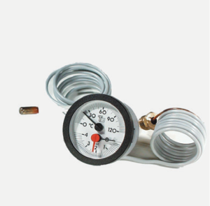 Hydrotermometer 0-4 bar, 0-120 ° C